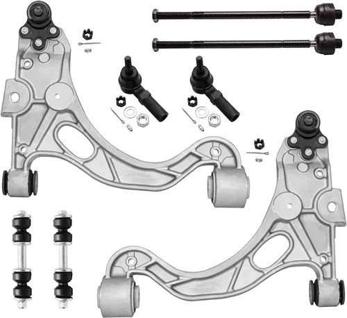 Vista 142 de Detroit Axle - Kit de brazos de control delanteros de 8 piezas para Toyota Sienna 2004-2010, 2 brazos de control inferiores con rótulas, 4 barras