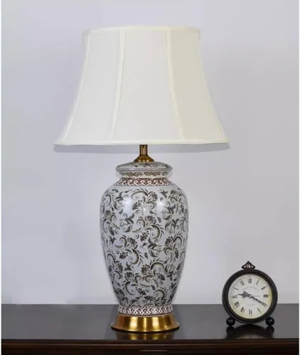 Vista 6 de Lamp for Desk Creative Hotel Table Lamp Nordic Retro Ceramic Table Lamp Living Room Study Bedroom Bedside Table Decorative Lamp Desk Lamps for Home