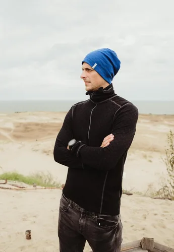 Vista 8 de Xtreme Merino Wool Base Layer Mens High Neck Zip - Camisas térmicas