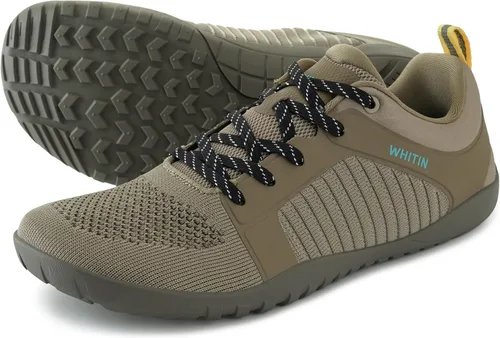 Vista 13 de WHITIN Men's Wide Barefoot Trail-Running Shoes W51 W51 All Black