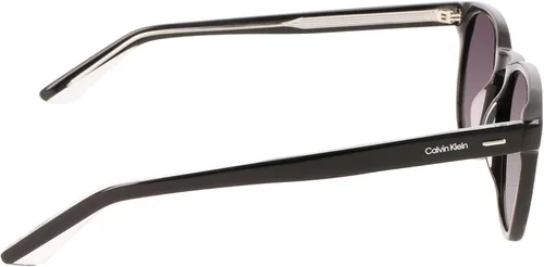 Vista 7 de Calvin Klein CK22515S - Lentes de sol redondos, color negro, talla única, Negro