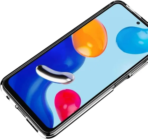 Vista 4 de MaiJin Funda para Xiaomi Mi Redmi Note 11 / Redmi Note 11S 4G (6.43 pulgadas) Suave TPU Goma Gel Parachoques Transparente Cubierta Trasera