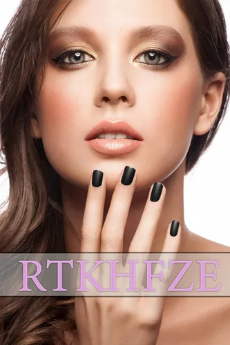 Vista 3 de Uñas postizas cuadradas cortas a presión, color liso, blanco leche, rosa, cobertura completa, con diseños, uñas postizas brillantes con pegamento S24