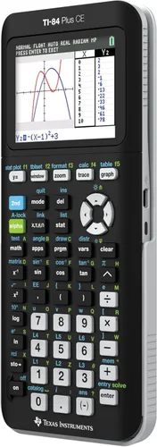 Vista 2 de Calculadora gráfica TI84PLSCEBLUBRY de Texas Instruments, Negro