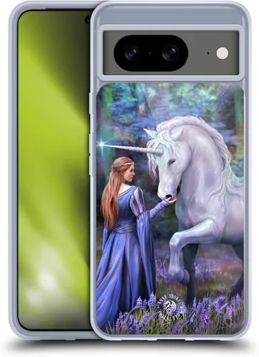 Head Case Designs Officially Licensed Anne Stokes Bluebell Wood Fantasy 2 Gel Case [Military Grade Protection] Compatible with Google Pixel 8 and