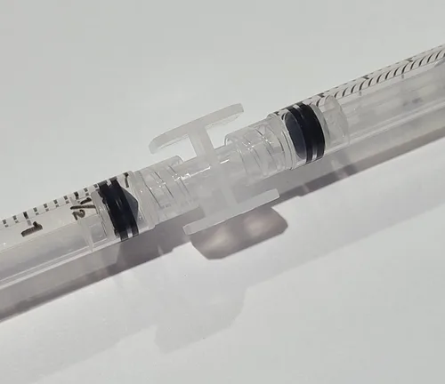 Vista 3 de Dentp hembra Luer Lock a hembra Luer Lock conectores de jeringa Adaptadores 5/PK estéril Rapidfill FLL a FLL