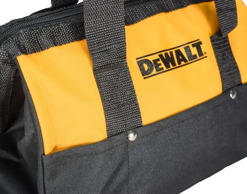 Vista 5 de Dewalt Bolsa de herramientas para contratistas de herramientas eléctricas de alta resistencia de 12" x 9" negro/amarillo