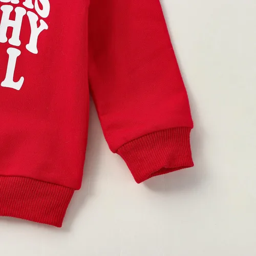 Vista 3 de YINGISFITM Sudadera de manga larga con cuello redondo para bebé, niña, niño, Navidad, suéter de manga larga, ropa de otoño
