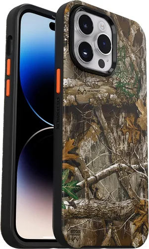 Vista 12 de OtterBox Symmetry Series+ Funda antimicrobiana con MagSafe para iPhone 14 Pro (Solo) - Embalaje no comercial - (Lago Alpino)