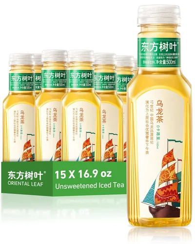 Vista 12 de ORIENTAL LEAF Té helado sin azúcar - Té blanco mandarina embotellado, botellas de 16.9 onzas líquidas (paquete de 15), sin azúcar, 0 calorías