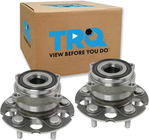Vista 40 de TRQ Juego de 2 rodamientos de rueda delantera y conjunto de cubo compatible con Tesla 3 2020 Y 2018-2019