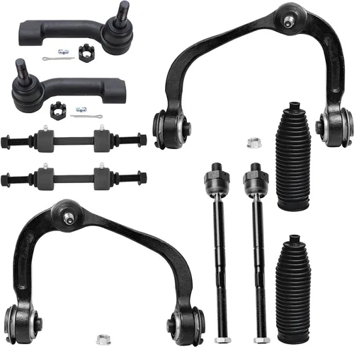 Vista 40 de Detroit Axle - Kit de suspensión frontal de 10 piezas para Ford Focus C-Max 13-18, 2 brazos de control inferiores, 4 barras de acoplamiento
