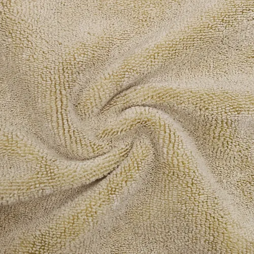 Vista 5 de POLYTE Toalla de limpieza de microfibra (16 x 24, paquete de 6, profesional, azul, camello, gris)