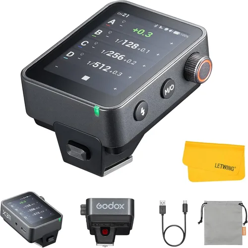 Vista 11 de GODOX X3 Pro S X3Pro-S TTL - Disparador de flash inalámbrico para Sony, transmisor de flash con pantalla táctil inalámbrica de 2.4G, compatible