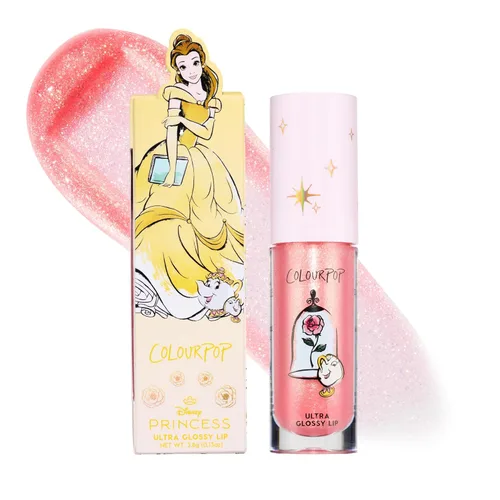 Vista 8 de ColourPop x Disney Princess - Brillo de labios ultra brillante, brillo de labios de alto brillo, no pegajoso e hidratante, impregnado con ácido
