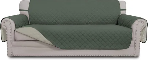 Vista 266 de Easy-Going - Funda reversible para sofá reclinable, resistente al agua, protector de muebles con correas elásticas, para mascotas y niños