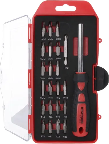 Vista 2 de BIRCHWOOD CASEY Kit de destornilladores básicos Juego de 22 llaves de armería duraderas y versátiles Estuche incluido