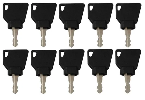 Vista 3 de Paquete de 5 llaves de encendido para mini excavadora JCB Volvo - 701, 45501, 14607, 3CX (5)
