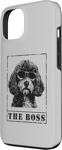 Vista 14 de iPhone 16 The Funny Cavapoo Boss Mom Dad Dog Lover Case