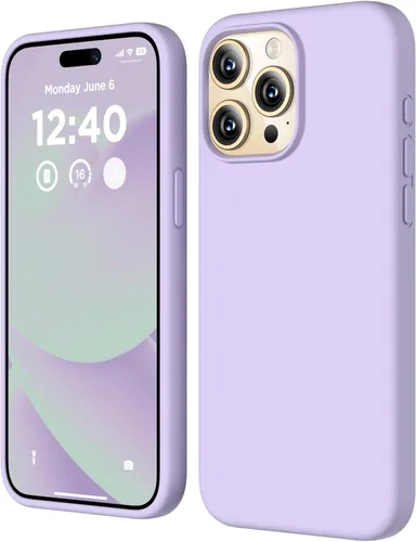 Vista 33 de Compatible con iPhone 15 Pro Max Case, Funda de Silicona Líquida, Funda Protectora de Cuerpo Completo a Prueba de Golpes Delgada y Fina