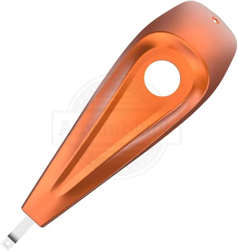 Vista 4 de Consola de tanque de perfil bajo para Harley Touring 2008+, whisky ámbar, panel de combustible de tablero liso y tapa de tanque de gasolina cromada