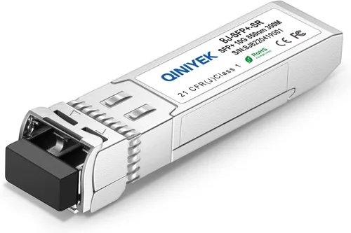 Transceptor SFP+ 10GBase-SR, módulo SFP+ LC multimodo 10G 850 nm, hasta 984.3 ft, compatible con Cisco SFP-10G-SR, Unifi UF-MM-10G, Meraki