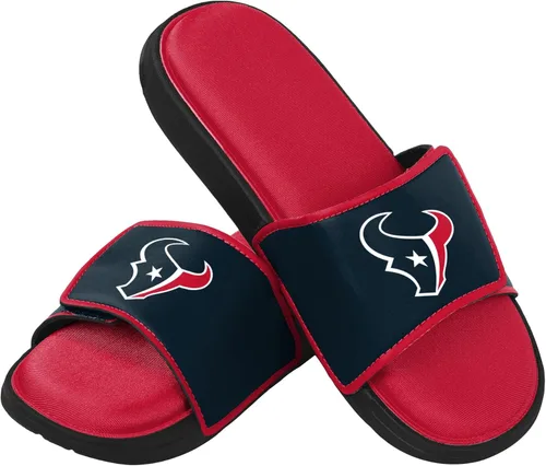 Vista 15 de FOCO mens NFL Team Logo Sport Shower Foam Slide Flip Flop Sandals