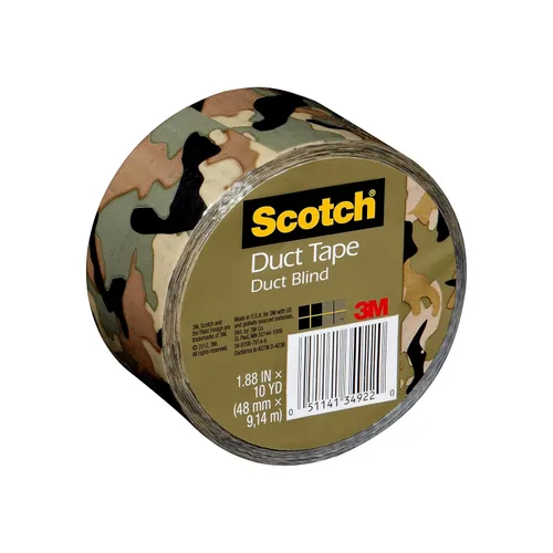 Vista 2 de Scotch Cinta adhesiva, Camuflaje, 1.88 pulgadas x 10 yardas, 1 rollo (910-CMO-C)