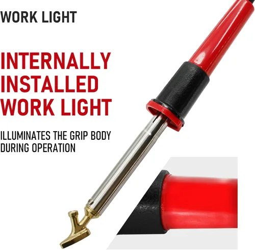 Vista 4 de Kit de Soldadura de Plástico Deluxe RX WELD, Kit de Reparación de Soldador de 100W para Parachoques de Coche Automotriz