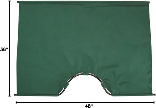 Vista 6 de Lona con babero para recortar setos y arbustos, 3 x 4 pies