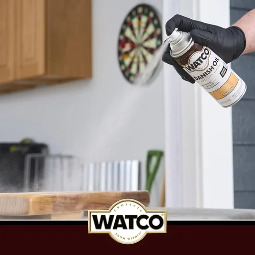 Vista 7 de Watco Aceite Danés Acabado para Madera en Aerosol, 11.25 oz, Natural