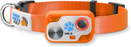 Vista 14 de High Tech Pet Brand - Collar automático para puerta de mascotas de alto rendimiento MS-5 Designer Series, incluye batería de clase A, diseño