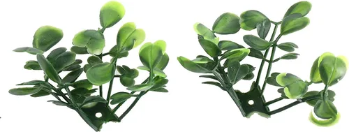 Vista 4 de Juego de 12 alfombrillas artificiales de 20.0 x 20.0 in, con bridas de cables artificiales para plantas, panel de privacidad para decoración al aire