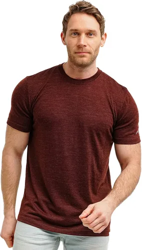 Camisa de Lana Merino para Hombre - Camisas de Manga Corta de Lana Merino para Hombre Deporte Ligero Capa Base Térmica Camiseta de Senderismo Bordo