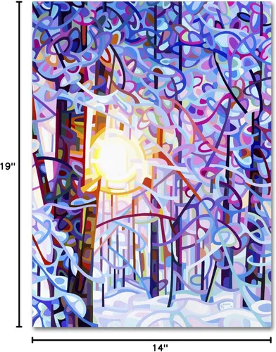 Vista 7 de Trademark Fine Art Early Riser by Mandy Budan - Colgante de pared, 14 x 19 pulgadas