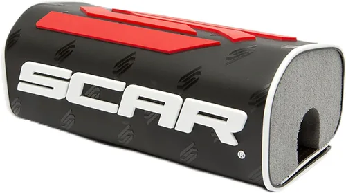 SCAR Cuadrado manillar pad para Dirtbike ATV Motocross motocicleta Fatbar Dirtbike Enduro Supermoto - Negro