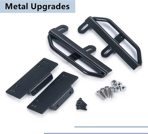 Vista 7 de MORLORDY RC Rock Rails pedal lateral placa de pie placa de pie toboganes de roca para 1/24 RC Crawler Accesorios de coche SCX24 actualizaciones