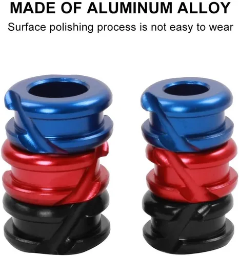 Vista 2 de 4PCS Bow Sight Peep, 1/4" 3/16" aleación de aluminio Peep Sight Archery Accesorios para arco compuesto