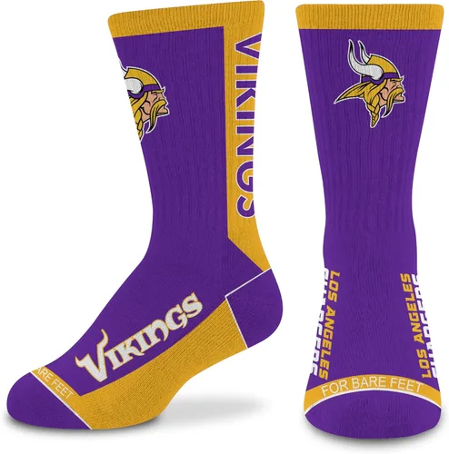Vista 25 de For Bare Feet NFL - Calcetines unisex para niños de la NFL Mvp Crew