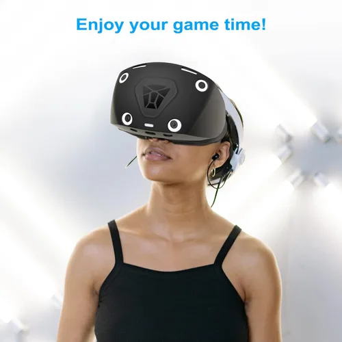 Vista 7 de Juego de funda protectora de realidad virtual para Playstation VR2, funda de silicona para auriculares PSVR2, almohadilla de cojín facial y cubierta