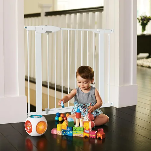 Vista 5 de Extensión para puerta de seguridad, para bebés, Munchkin., Blanco