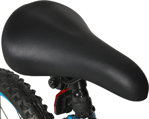 Vista 4 de Dynacraft Invader 16-Inch Kids BMX Bike for Ages 5–7 Years, Beginner Bicycle with Coaster Brake and Training Wheels, Blue and Red