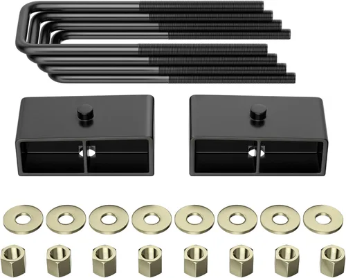 Vista 9 de Richeer Bloque de elevación de 1 pulgada compatible con Silverado 1500 1999-2024 2WD/4WD, Sierra 1500 1999-2024 2WD/4WD, kits de elevación