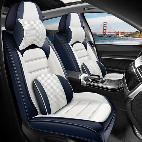 Vista 22 de Funda de cuero de 2 asientos para Mazda CX-3 CX-30 CX-5 CX-50 MX-30, antideslizante, impermeable, resistente al desgaste, funda universal