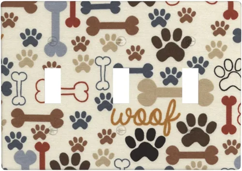 Vista 35 de Cubierta decorativa de interruptor de luz basculante doble de béisbol, placa de pared de 2 gang, cubierta de toma de corriente eléctrica, placa