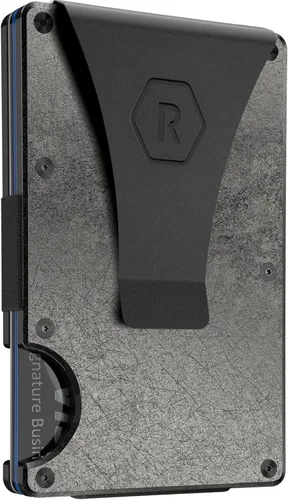 Vista 15 de The Ridge - Billetera delgada minimalista para hombre Ascua forjada