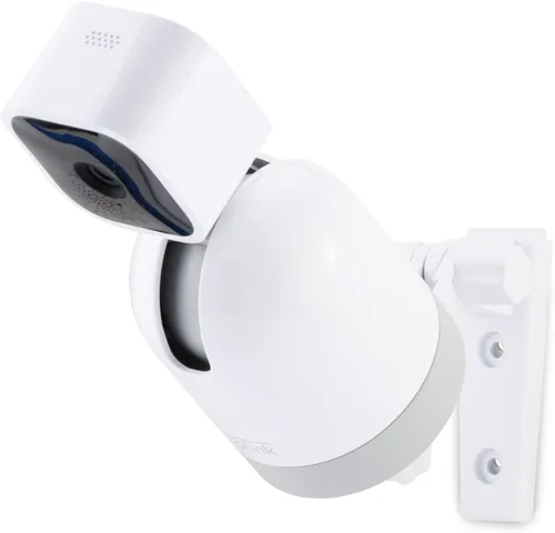Vista 4 de LEFXMOPHY Soporte de pared compatible con Blink Mini Pan-Tilt Mount para kit de montaje de techo ajustable de 180 grados (1 unidad, blanco)