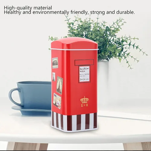 Vista 4 de Banco de dinero, modelo de buzón de banco pulido suavemente, modelo de buzón de hierro para salas de estar y dormitorios