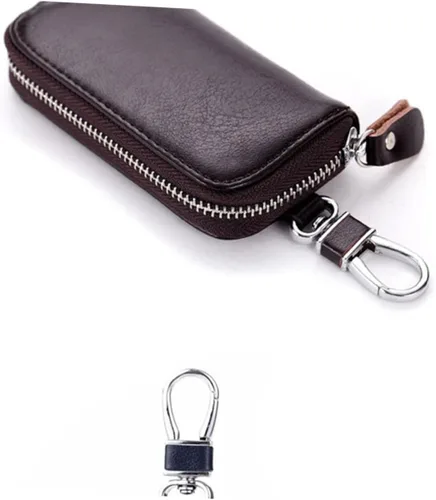 Vista 2 de Totority Purse Keychain Multitool Keychain Mens Keychains Wallet Keychain Key Holder Key Wallet Key Case Car Key