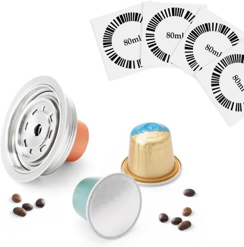 Vista 11 de Adaptador de cápsulas reutilizable N espressoVertuo compatible con Delonghi ENV135/VertuoLine GCA1, convertidor de cápsulas de café de acero
